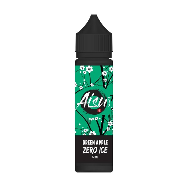 GREEN APPLE ZERO ICE E LIQUID BY AISU 50ML 70VG