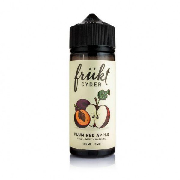 PLUM RED APPLE E LIQUID BY FRUKT CYDER 100ML 70VG