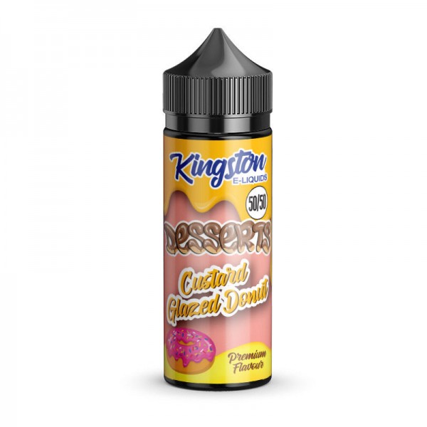 CUSTARD GLAZED DONUT E LIQUID KINGSTON 50/50 DESSE...