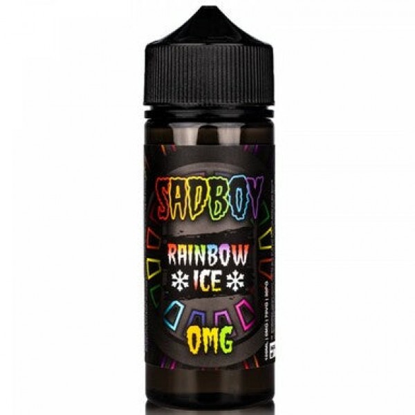 RAINBOW ICE E LIQUID BY SADBOY E LIQUID 100ML 75VG