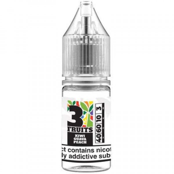 KIWI GUAVA PEACH TDP E LIQUID BY 3 FRUITS 10ML 50VG