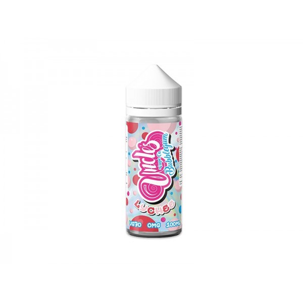 LYCHEE BUBBLEGUM E LIQUID BY UNCLES VAPE CO 100ML ...