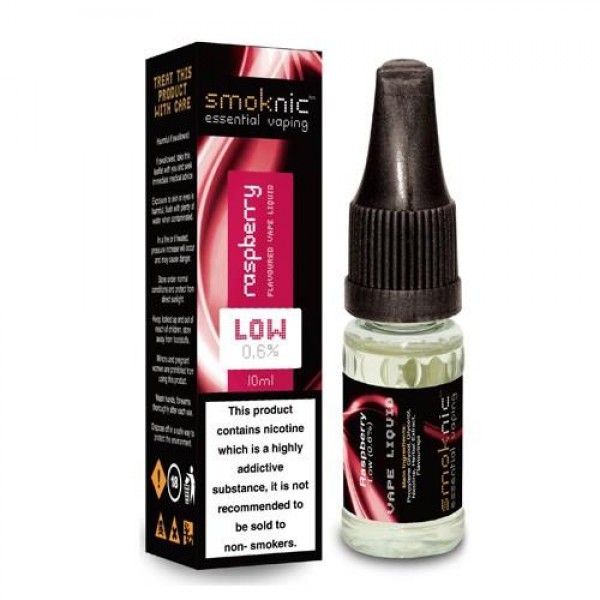 RASPBERRY E LIQUID BY SMOKNIC 10ML 70VG