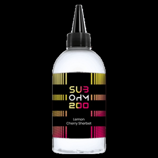 LEMON CHERRY SHERBET E LIQUID BY SUB OHM 200 200ML...