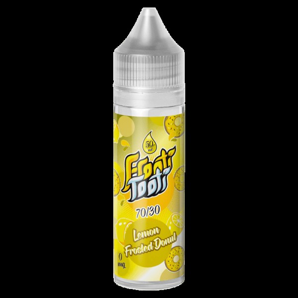 LEMON FROSTED DONUT E LIQUID BY FROOTI TOOTI 50ML ...