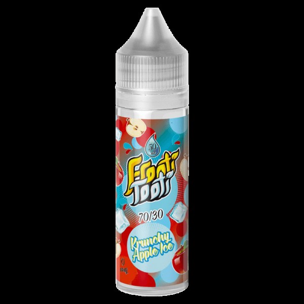 KRUNCHY APPLE ICE E LIQUID BY FROOTI TOOTI 50ML 70...