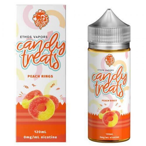 PEACH RINGS E LIQUID BY ETHOS - CANDY TREATS 50ML ...