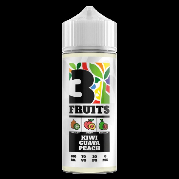 KIWI GUAVA PEACH E LIQUID BY 3 FRUITS 100ML 70VG