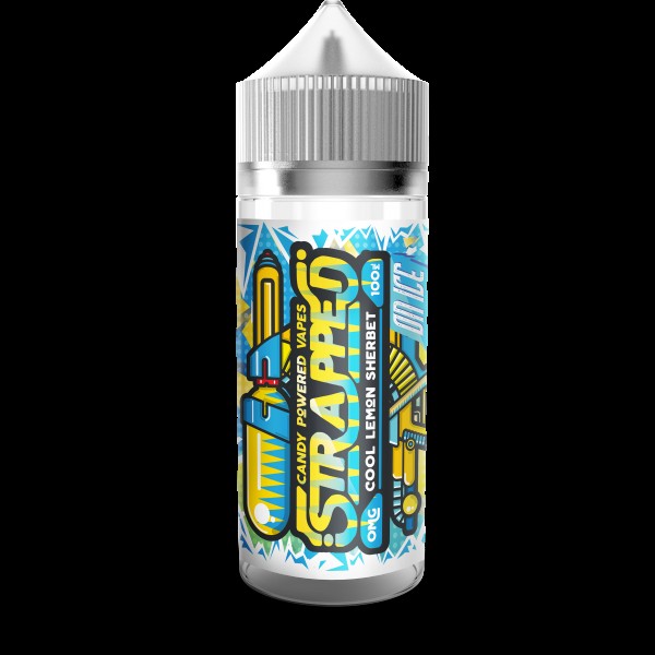 COOL LEMON SHERBET ON ICE E LIQUID BY STRAPPED 100...