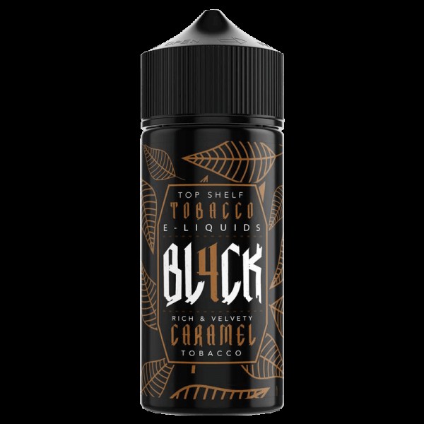 CARAMEL TOBACCO E LIQUID BY BL4CK 100ML 70VG