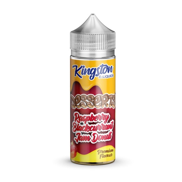 RASPBERRY BLACKCURRANT DONUT E LIQUID KINGSTON DES...