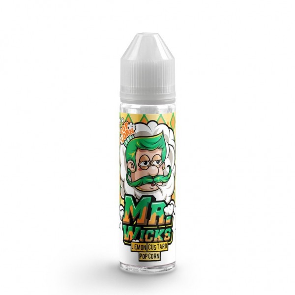 LEMON CUSTARD POPCORN E LIQUID BY MR WICKS 50ML 70...