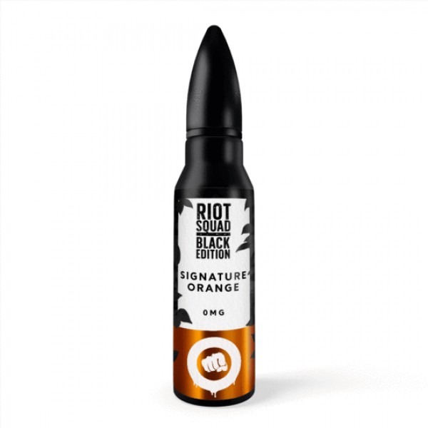 SIGNITURE ORANGE E LIQUID BY RIOT SQUAD BLACK EDIT...