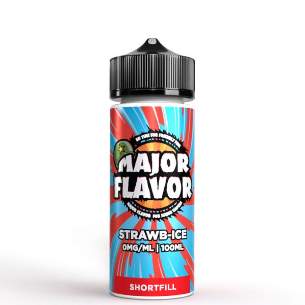 STRAWB ICE E LIQUID BY MAJOR FLAVOR 100ML 70VG