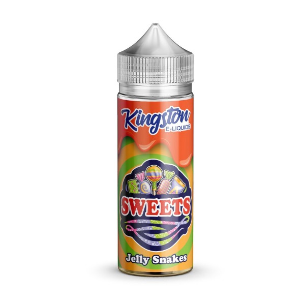 JELLY SNAKES E LIQUID KINGSTON SWEETS 100ML 70VG