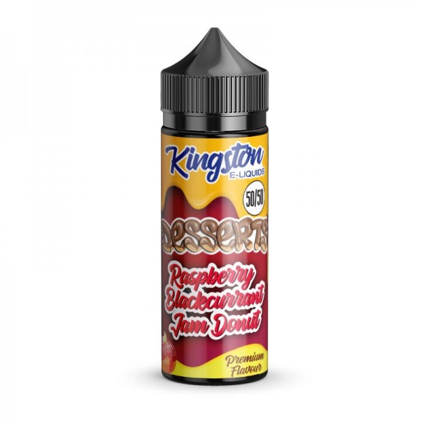 RASPBERRY BLACKCURRANT DONUT E LIQUID KINGSTON 50/...