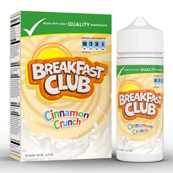 CINNAMON CRUNCH E LIQUID BY BREAKFAST CLUB 100ML 7...