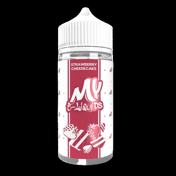 STRAWBERRY CHEESECAKE E-LIQUID SHORTFILL BY MY E LIQUIDS 100ML