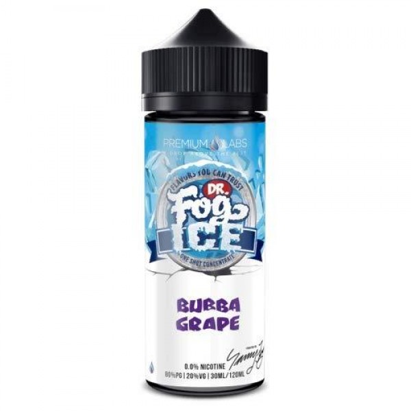 BUBBA GRAPE ICE E LIQUID BY DR FOG 100ML 75VG