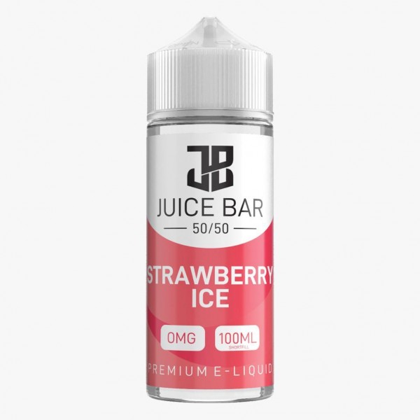 STRAWBERRY ICE E LIQUID BY JUICE BAR 100ML 50VG