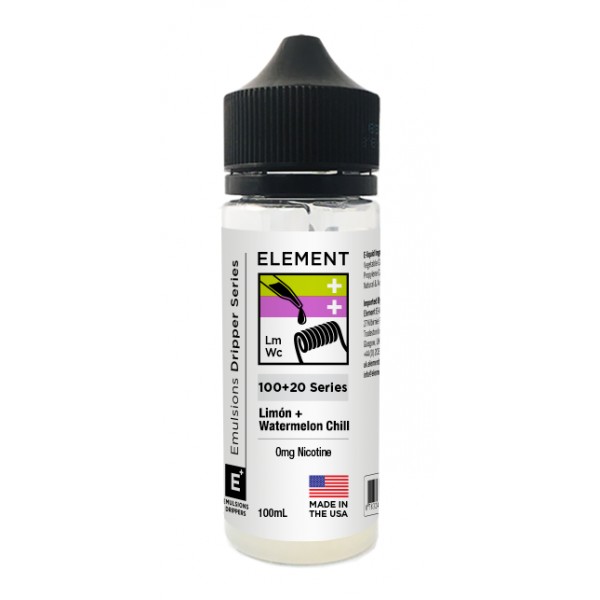 LIMON + WATERMELON CHILL BY ELEMENT 100ML 80VG