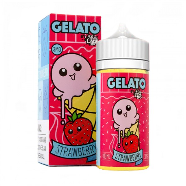 STRAWBERRY GELATO E LIQUID BY ICE CREAM MAN 100ML ...