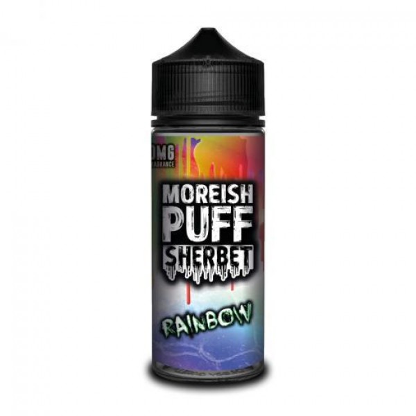 RAINBOW E LIQUID BY MOREISH PUFF - SHERBET 100ML 7...