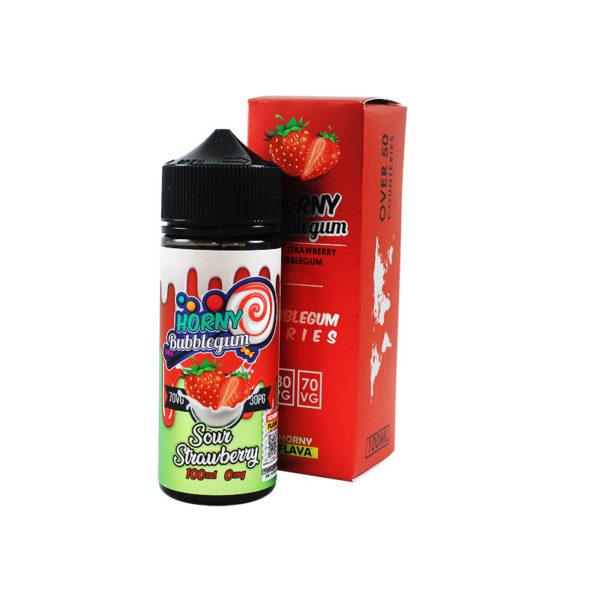 SOUR STRAWBERRY BUBBLEGUM E LIQUID BY HORNY FLAVA ...