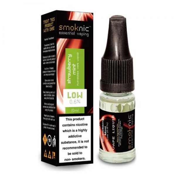 STRAWBERRY MINT E LIQUID BY SMOKNIC 10ML 70VG