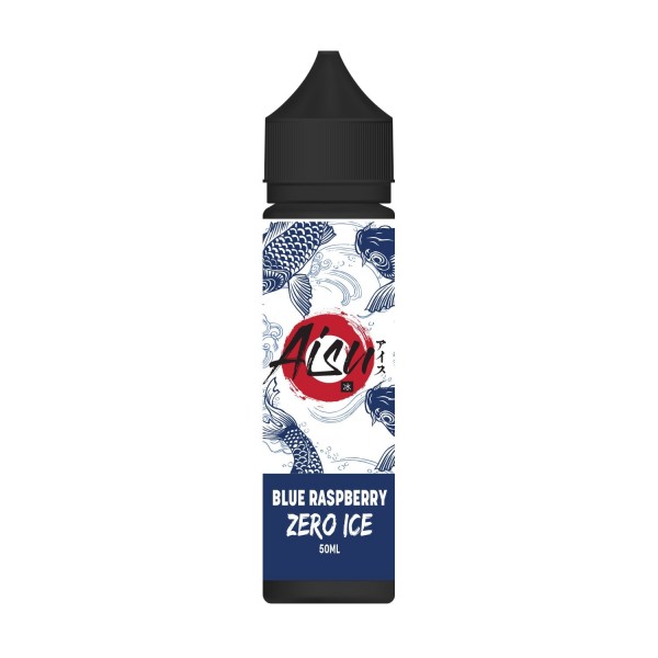 BLUE RASPBERRY ZERO ICE E LIQUID BY AISU 50ML 70VG