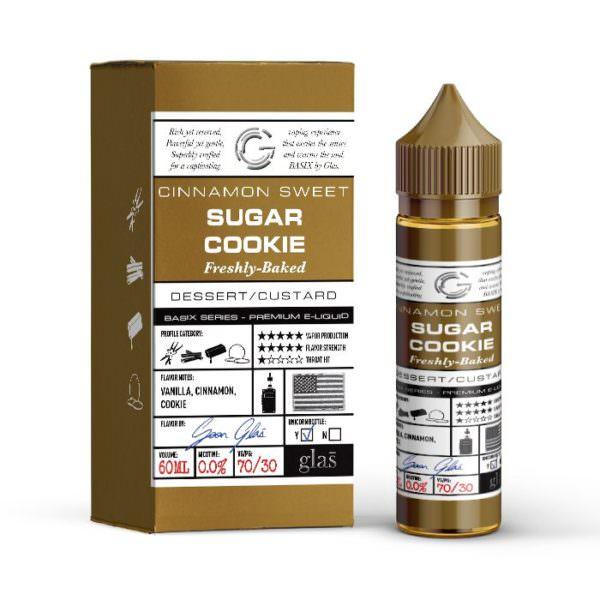 SUGAR COOKIE E LIQUID BY GLAS BASIX 50ML 70VG