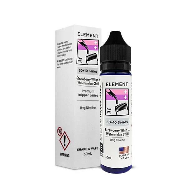 STRAWBERRY WHIP + WATERMELON CHILL BY ELEMENT 50ML...