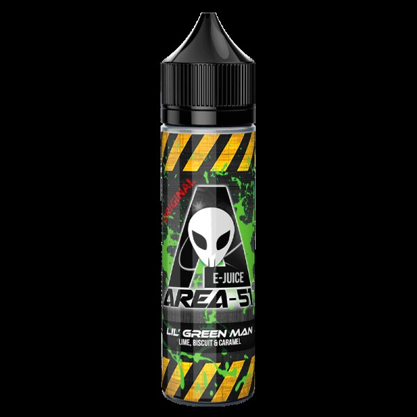 LIL' GREEN MAN E LIQUID BY AREA 51 50ML 50VG