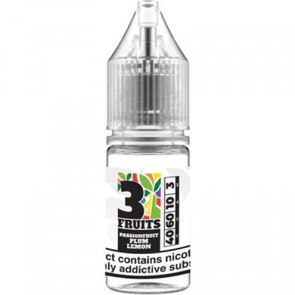 PASSIONFRUIT PLUM LEMON TDP E LIQUID BY 3 FRUITS 10ML 50VG