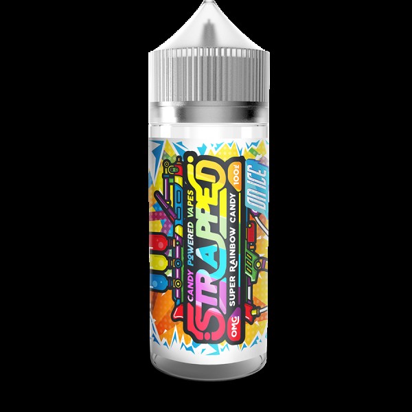 SUPER RAINBOW CANDY ON ICE E LIQUID BY STRAPPED 10...