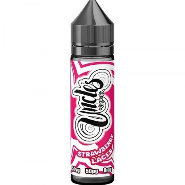 STRAWBERRY LACES E LIQUID BY UNCLES VAPE CO 50ML 5...