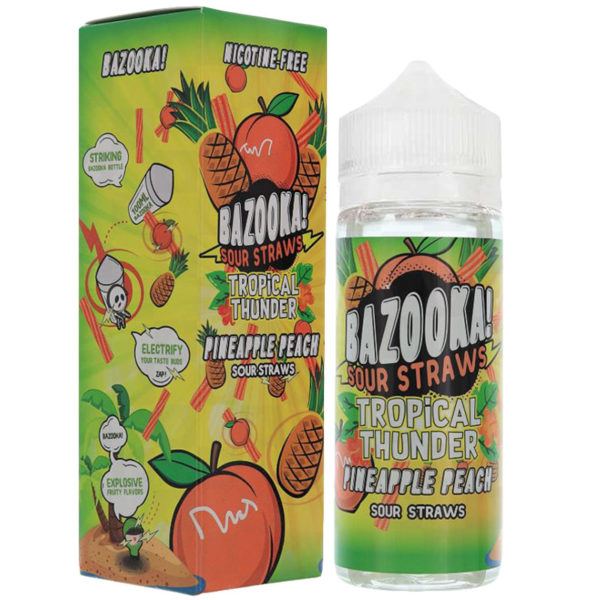 PINEAPPLE PEACH TROPICAL THUNDER E-LIQUID BY BAZOO...