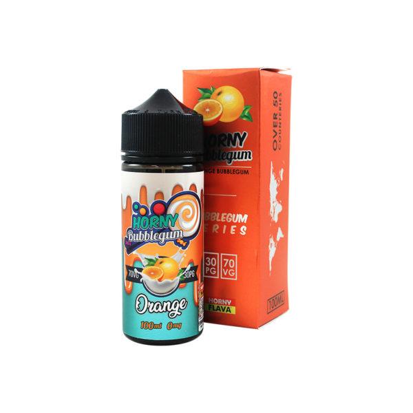 ORANGE BUBBLEGUM E LIQUID BY HORNY FLAVA 100ML 70V...