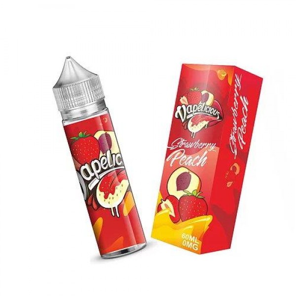 STRAWBERRY PEACH E LIQUID BY VAPELICIOUS 50ML 70VG