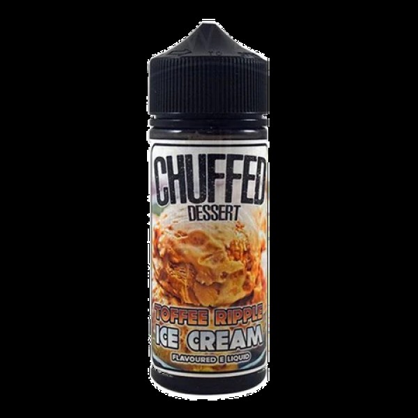 TOFFEE RIPPLE ICE CREAM DESSERT BY CHUFFED 100ML 7...