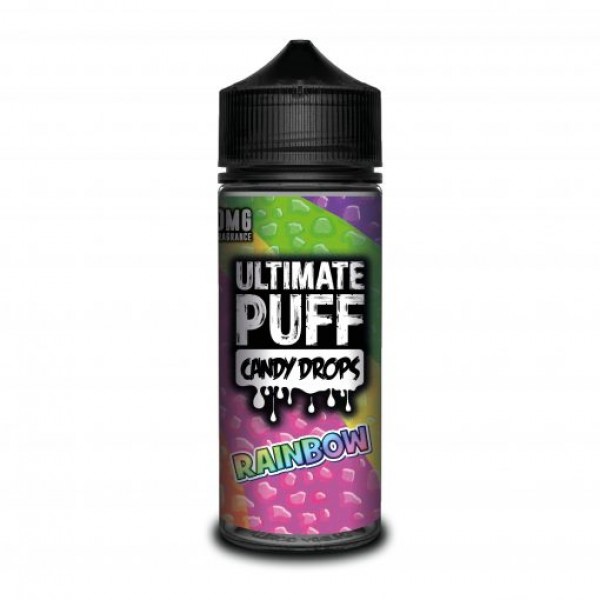 RAINBOW E LIQUID BY ULTIMATE PUFF CANDY DROPS 100M...