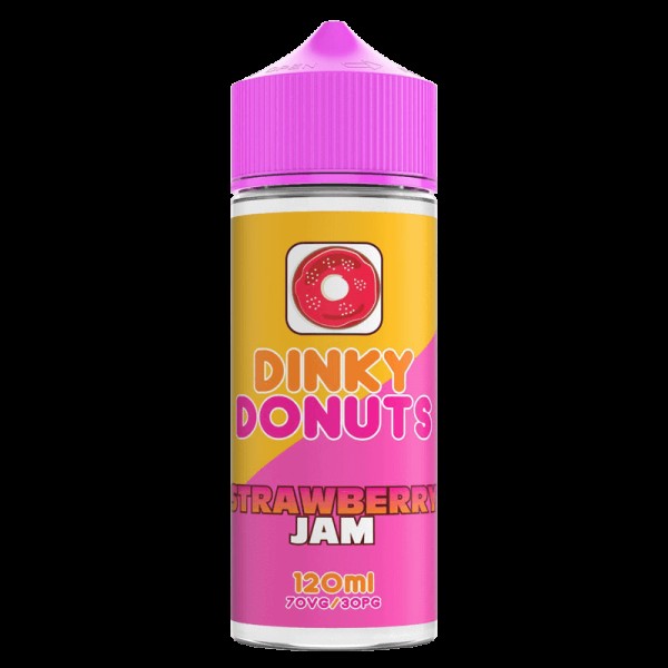 STRAWBERRY JAM E LIQUID BY DINKY DONUT 100ML 70VG