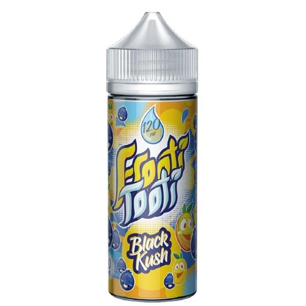 BLACK KUSH E LIQUID BY FROOTI TOOTI 100ML 70VG