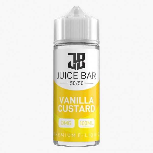 VANILLA CUSTARD E LIQUID BY JUICE BAR 100ML 50VG