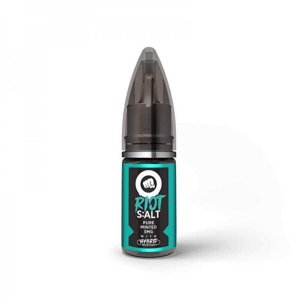 PURE MINTED HYBRID NICOTINE SALT E-LIQUID BY RIOT ...