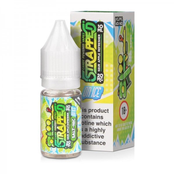 SOUR APPLE REFRESHER ON ICE NICOTINE SALT E-LIQUID...