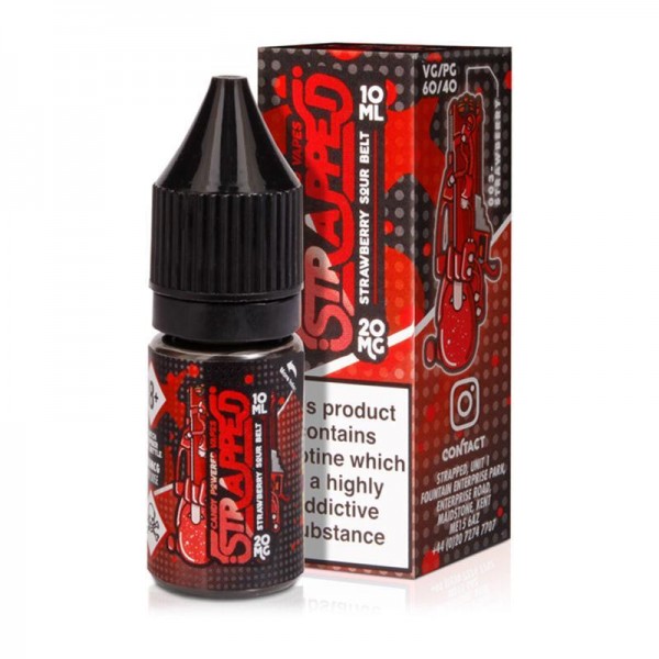 STRAWBERRY SOUR BELT NICOTINE SALT E-LIQUID BY STR...