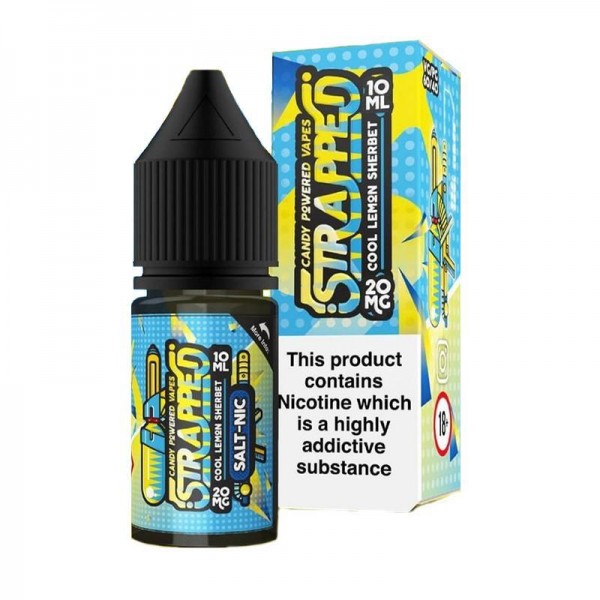 COOL LEMON SHERBET NICOTINE SALT E-LIQUID BY STRAP...