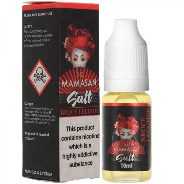 BRUCE LEECHEE NICOTINE SALT E-LIQUID BY THE MAMASA...