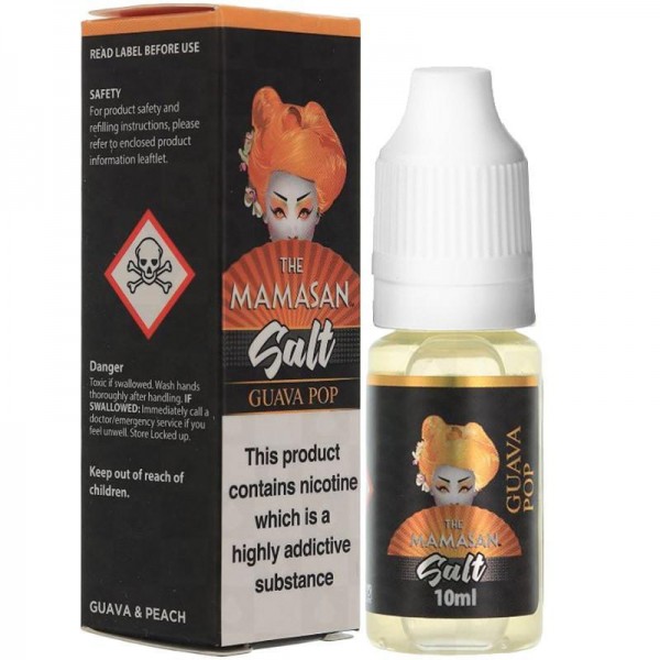 GUAVA POP NICOTINE SALT E-LIQUID BY THE MAMASAN SA...